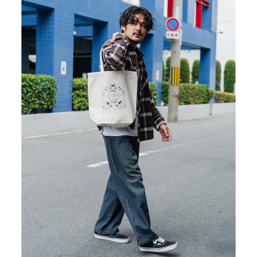 トートバッグ メンズ バック 通勤 通学 サブバック スカル 小物 プリント 刺しゅう スケーター ストリート アメカジ カジュアル 韓国 ストリート | improves | 03