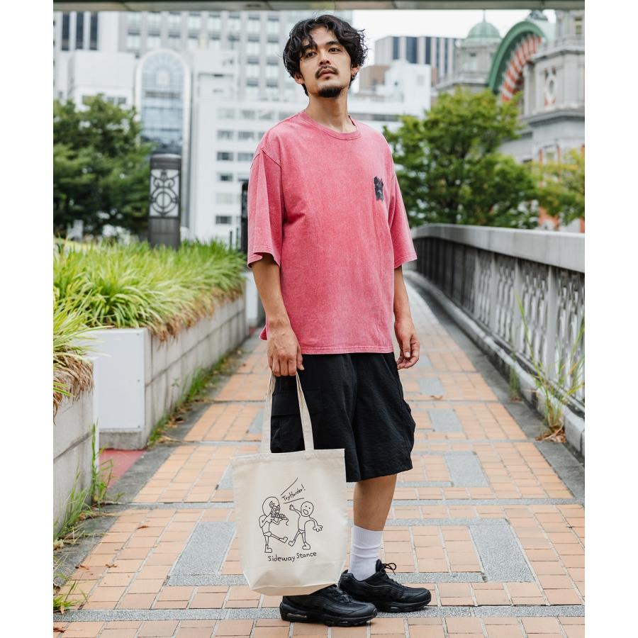 トートバッグ メンズ バック 通勤 通学 サブバック レスラー 小物 プリント 刺しゅう スケーター ストリート アメカジ カジュアル 韓国 ストリート | improves | 05