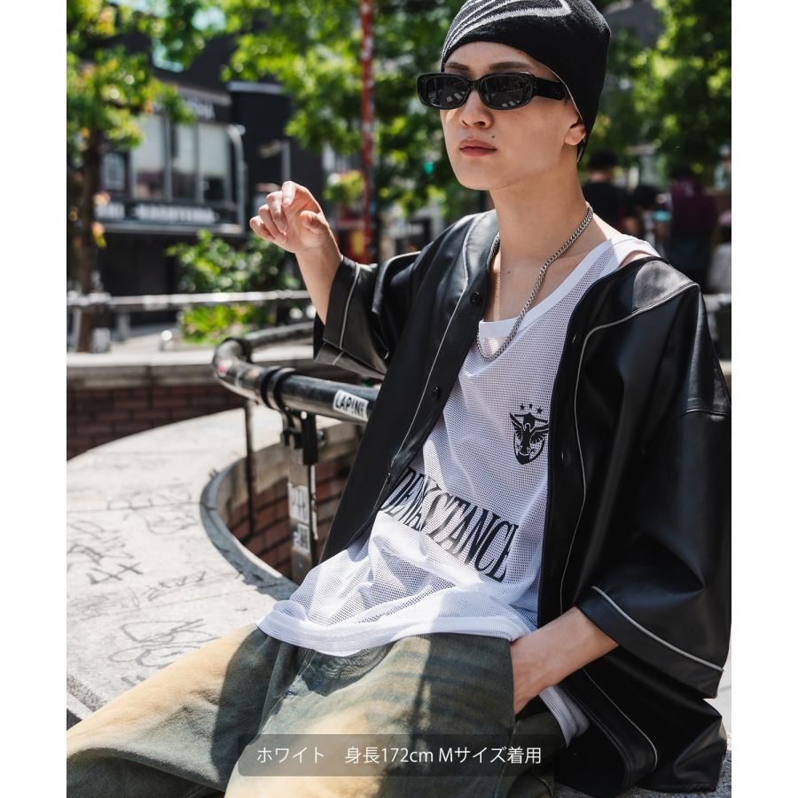 シャツ メンズ レディース SIDEWAY STANCE サイドウェイスタンス メッシュ ゲーム カットソー 半袖T アメカジ カジュアル スケーター ストリート 古着 | improves | 12