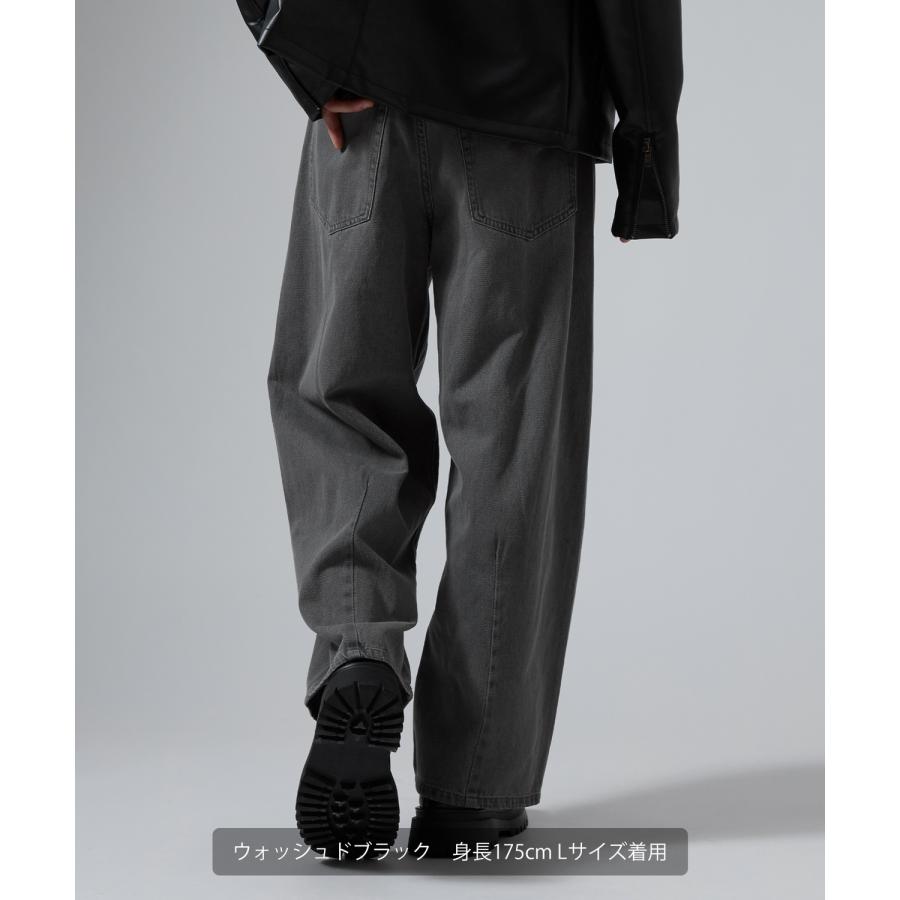 ジーンズ メンズ デニムパンツ ワイドパンツ バルーンパンツ バレルレッグ ストリート系 Y2K 古着MIX バギーパンツ 9.5オンス ビッグシルエット 韓国 | improves | 18
