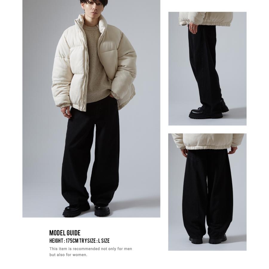 ジーンズ メンズ デニムパンツ ワイドパンツ バルーンパンツ バレルレッグ ストリート系 Y2K 古着MIX バギーパンツ 9.5オンス ビッグシルエット 韓国 | improves | 22