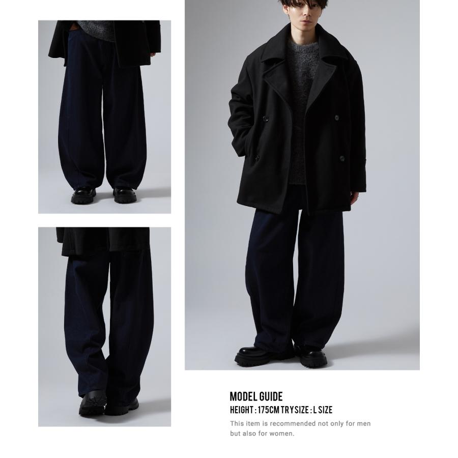 ジーンズ メンズ デニムパンツ ワイドパンツ バルーンパンツ バレルレッグ ストリート系 Y2K 古着MIX バギーパンツ 9.5オンス ビッグシルエット 韓国 | improves | 08