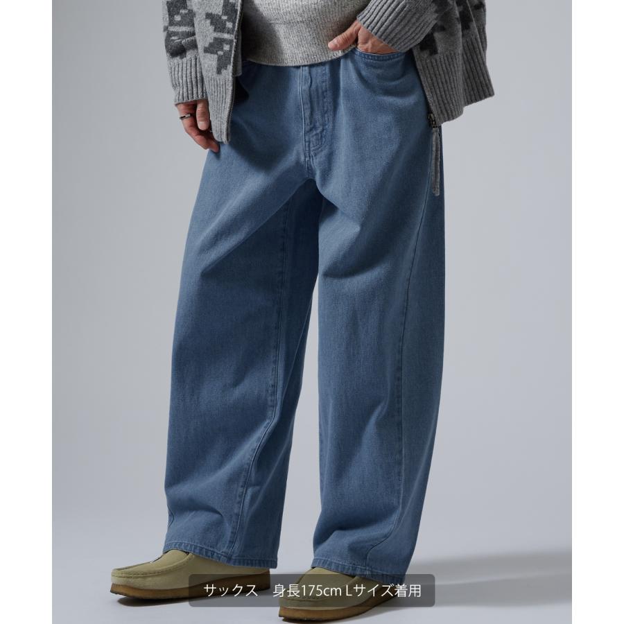 ジーンズ メンズ デニムパンツ ワイドパンツ バルーンパンツ バレルレッグ ストリート系 Y2K 古着MIX バギーパンツ 9.5オンス ビッグシルエット 韓国 | improves | 12