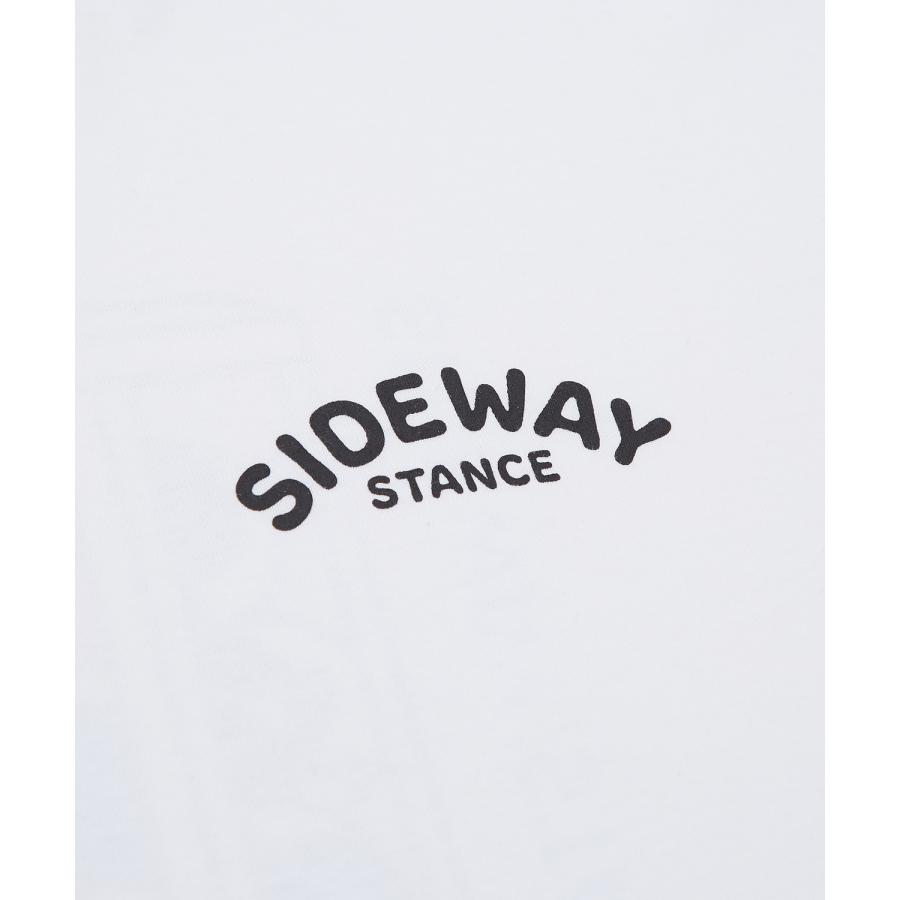 Tシャツ メンズ SIDEWAY STANCE サイドウェイスタンス 半袖 カットソー ガチャ プリント アメカジ カジュアル Y2K ストリート 古着MIX 韓国 ブラック ホワイト | improves | 18