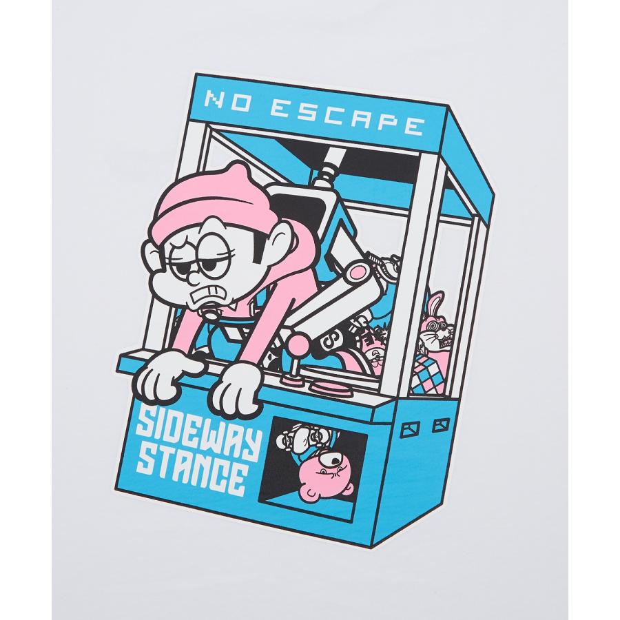 Tシャツ メンズ SIDEWAY STANCE サイドウェイスタンス 半袖 カットソー クレーン プリント アメカジ カジュアル Y2K ストリート 古着MIX 韓国 ブラック ホワイト | improves | 19