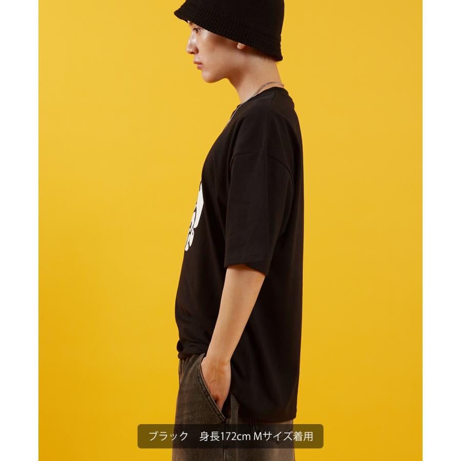 Tシャツ メンズ SIDEWAY STANCE サイドウェイスタンス 半袖 カットソー アップル プリント アメカジ カジュアル Y2K ストリート 古着MIX 韓国 ブラック ホワイト | improves | 16