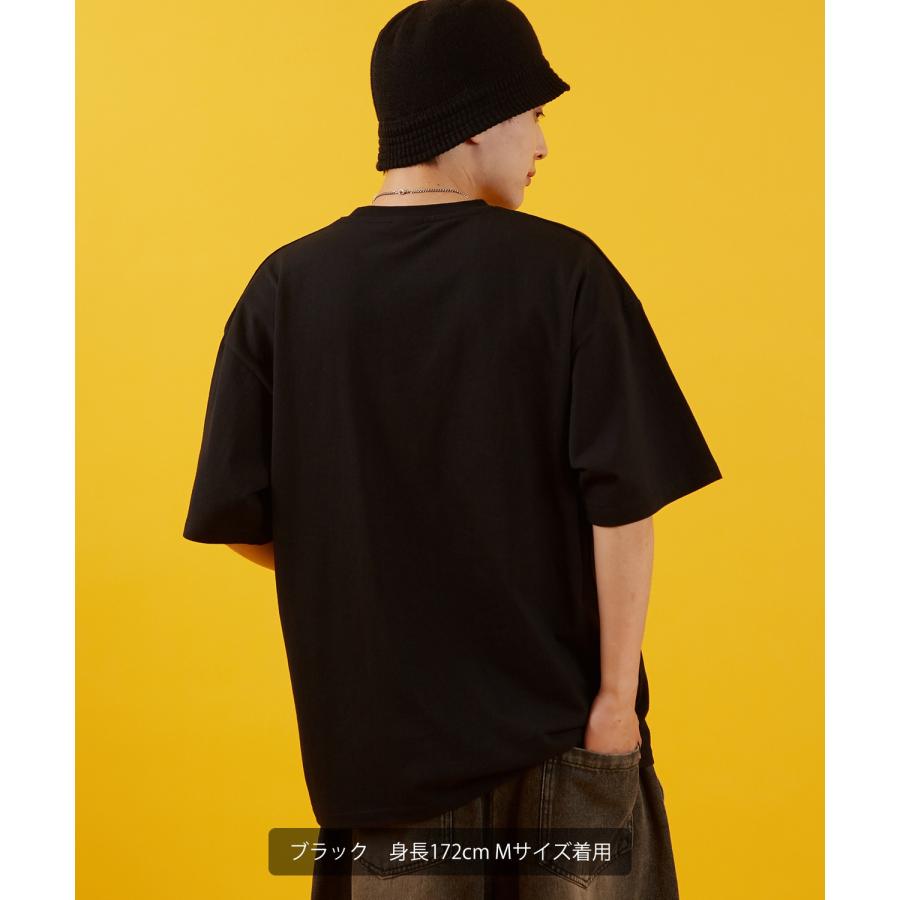 Tシャツ メンズ SIDEWAY STANCE サイドウェイスタンス 半袖 カットソー アップル プリント アメカジ カジュアル Y2K ストリート 古着MIX 韓国 ブラック ホワイト | improves | 17