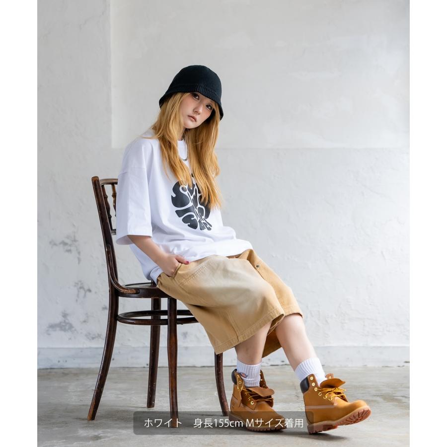 Tシャツ メンズ SIDEWAY STANCE サイドウェイスタンス 半袖 カットソー アップル プリント アメカジ カジュアル Y2K ストリート 古着MIX 韓国 ブラック ホワイト | improves | 10