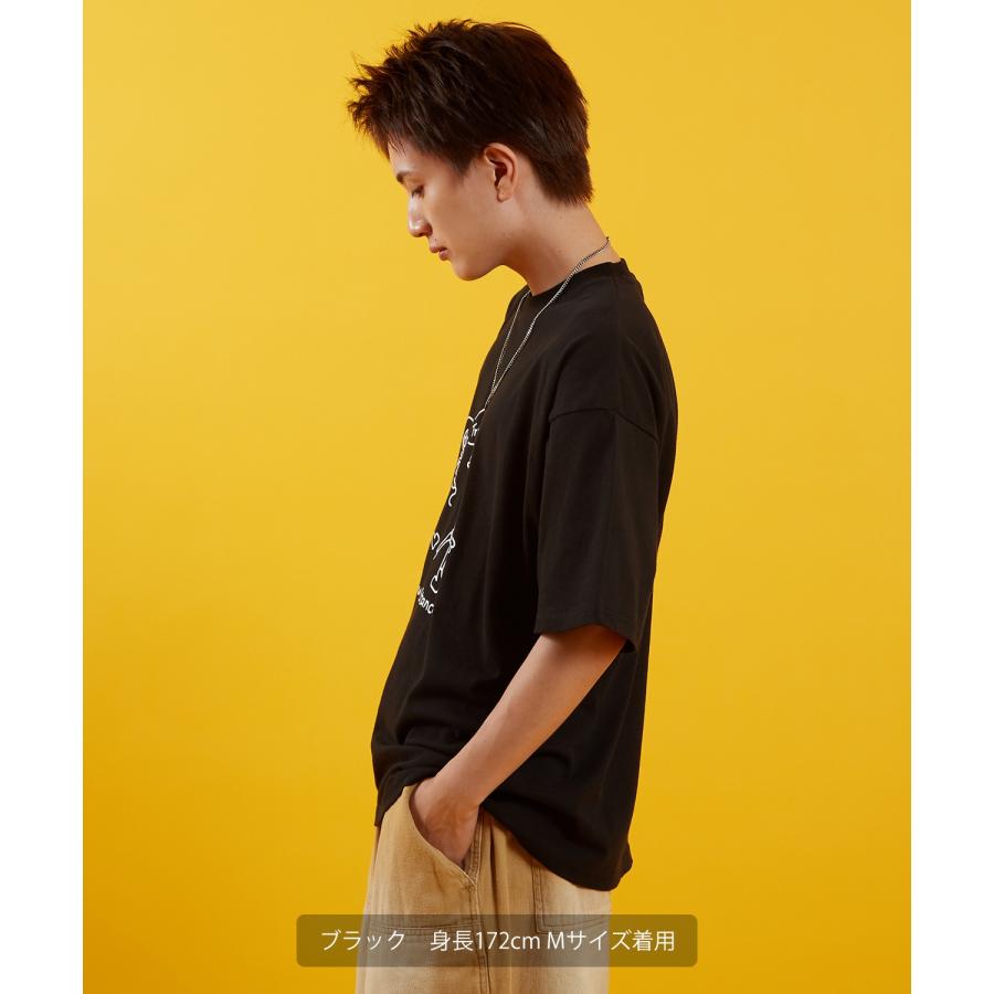 Tシャツ メンズ SIDEWAY STANCE サイドウェイスタンス 半袖 カットソー レスラー プリント アメカジ カジュアル Y2K ストリート 古着MIX 韓国 ブラック ホワイト | improves | 12