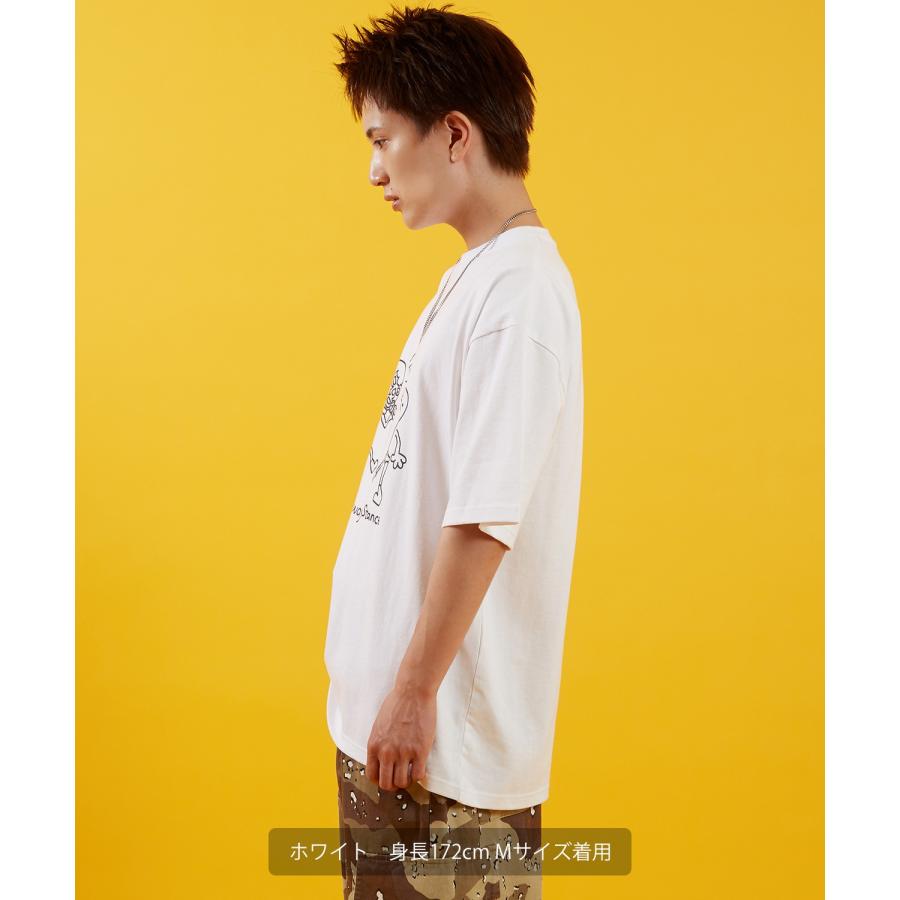 Tシャツ メンズ SIDEWAY STANCE サイドウェイスタンス 半袖 カットソー レスラー プリント アメカジ カジュアル Y2K ストリート 古着MIX 韓国 ブラック ホワイト | improves | 07