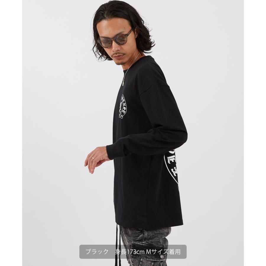 長袖Tシャツ メンズ SIDEWAY STANCE サイドウェイスタンス オリジナルプリント アーチロゴ カットソー 大きめ アメカジ カジュアル スケーター ストリート | improves | 06