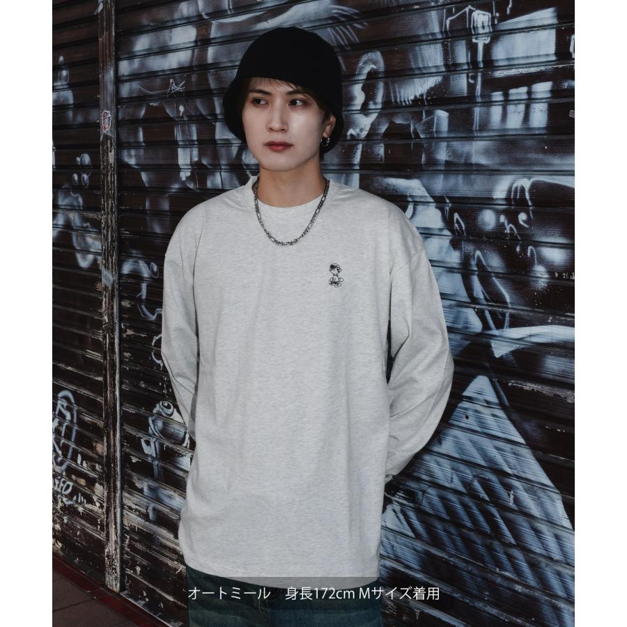 長袖Tシャツ メンズ SIDEWAY STANCE サイドウェイスタンス ワンポイント刺しゅう スケーターボーイ カットソー 大きめ アメカジ カジュアル  ストリート | improves | 14