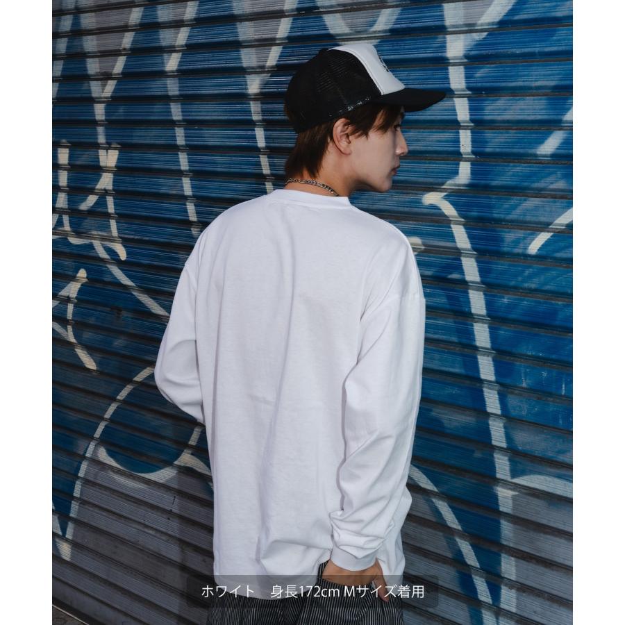 長袖Tシャツ メンズ SIDEWAY STANCE サイドウェイスタンス ワンポイント刺しゅう スケーターボーイ カットソー 大きめ アメカジ カジュアル  ストリート | improves | 12