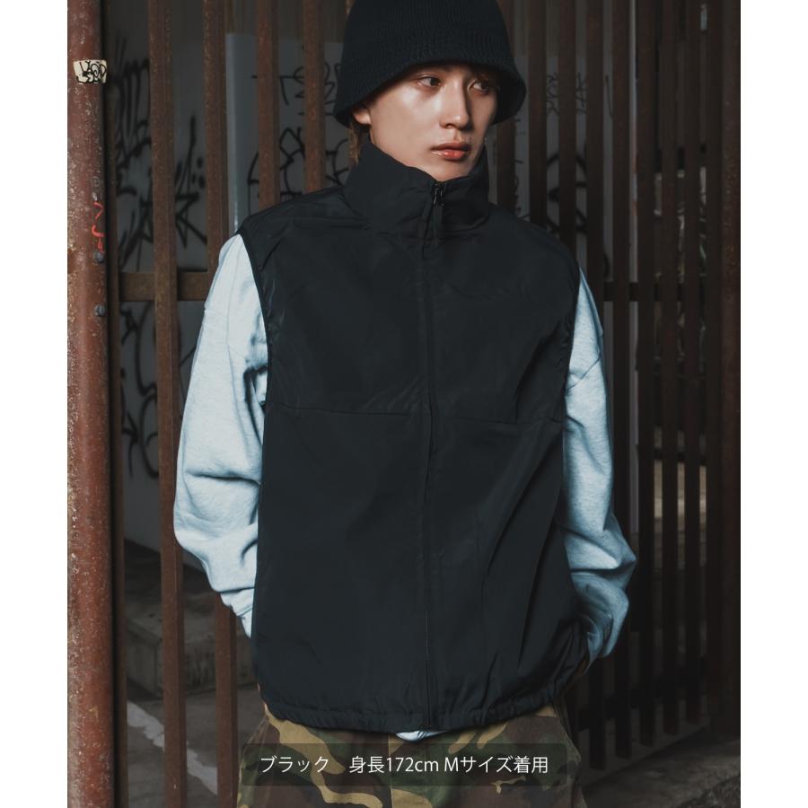 ベスト メンズ  SIDEWAY STANCE サイドウェイスタンス ポリワッシャーベスト レイヤード 重ね着 テック系 ストリート カジュアル 韓国ファッション 古着MIX | improves | 03