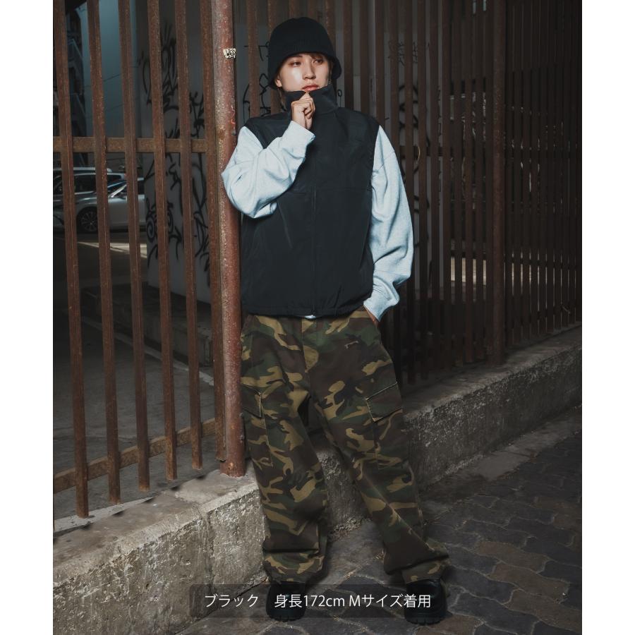 ベスト メンズ  SIDEWAY STANCE サイドウェイスタンス ポリワッシャーベスト レイヤード 重ね着 テック系 ストリート カジュアル 韓国ファッション 古着MIX | improves | 07