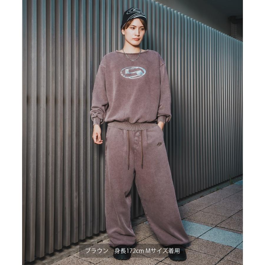 トレーナー メンズ SIDEWAY STANCE サイドウェイスタンス スウェット ケミカル プルオーバー ストリート カジュアル 韓国 | improves | 06