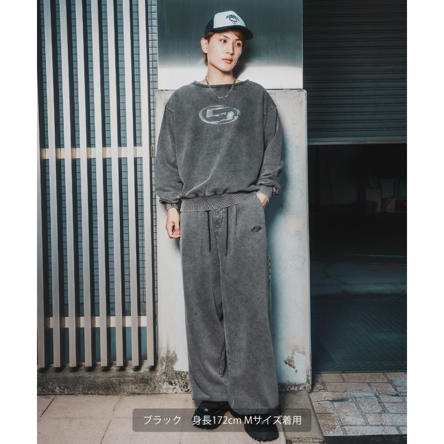 トレーナー メンズ SIDEWAY STANCE サイドウェイスタンス スウェット ケミカル プルオーバー ストリート カジュアル 韓国 | improves | 11