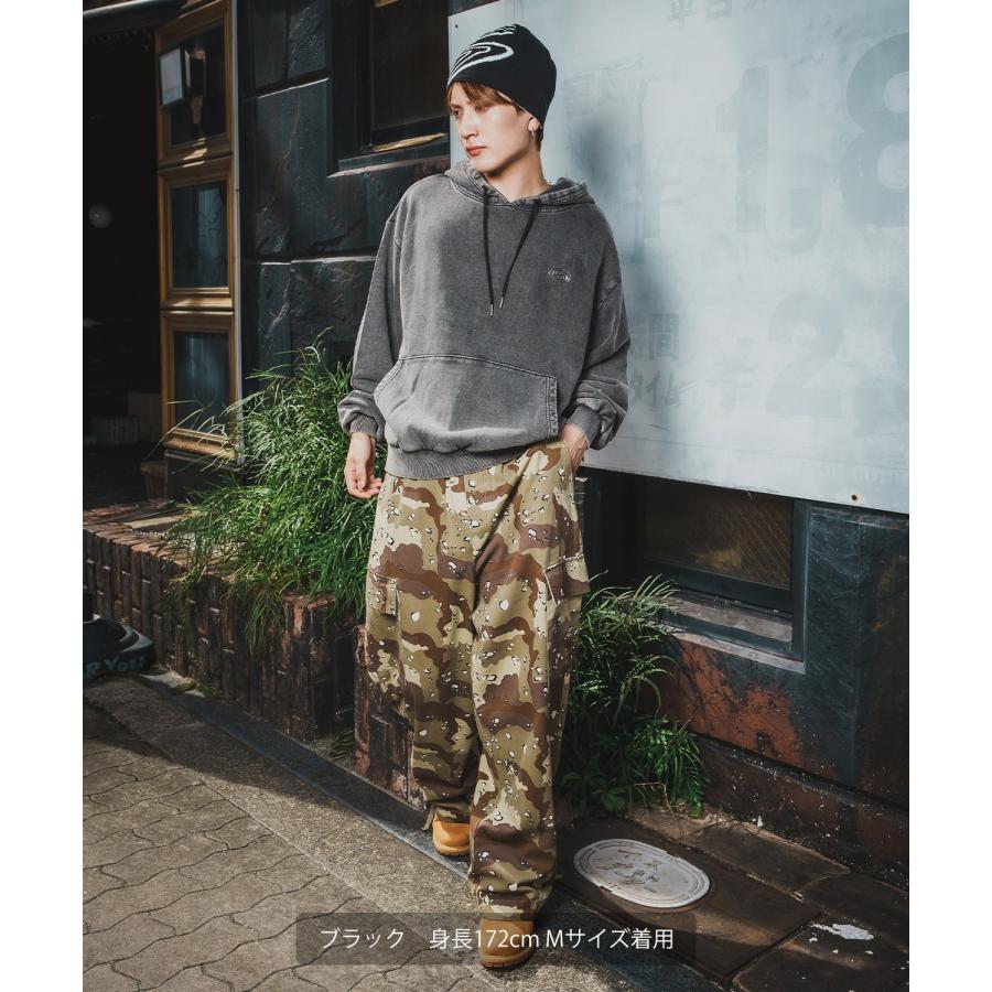 パーカー メンズ SIDEWAY STANCE サイドウェイスタンス スウェット ケミカル プルパーカー ストリート カジュアル 韓国 | improves | 06