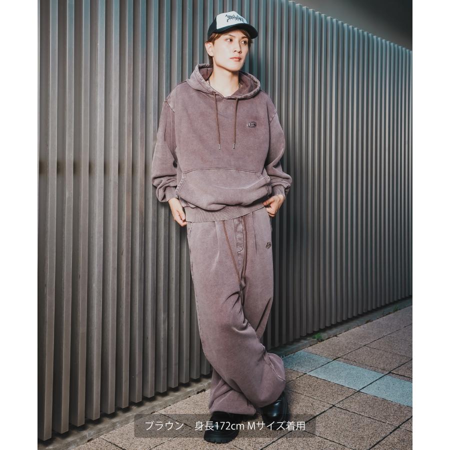 パーカー メンズ SIDEWAY STANCE サイドウェイスタンス スウェット ケミカル プルパーカー ストリート カジュアル 韓国 | improves | 11