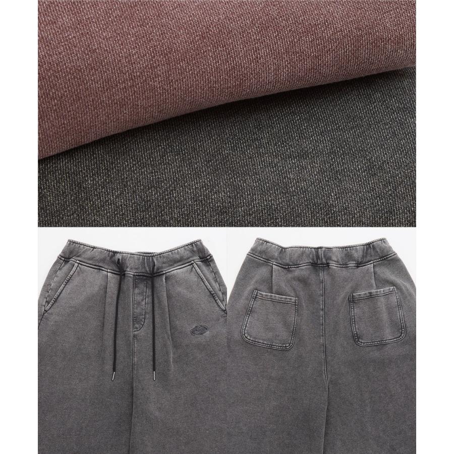 ワイドパンツ メンズ SIDEWAY STANCE サイドウェイスタンス スウェット ケミカル イージーパンツ タックパンツ ストリート カジュアル 韓国 | improves | 20