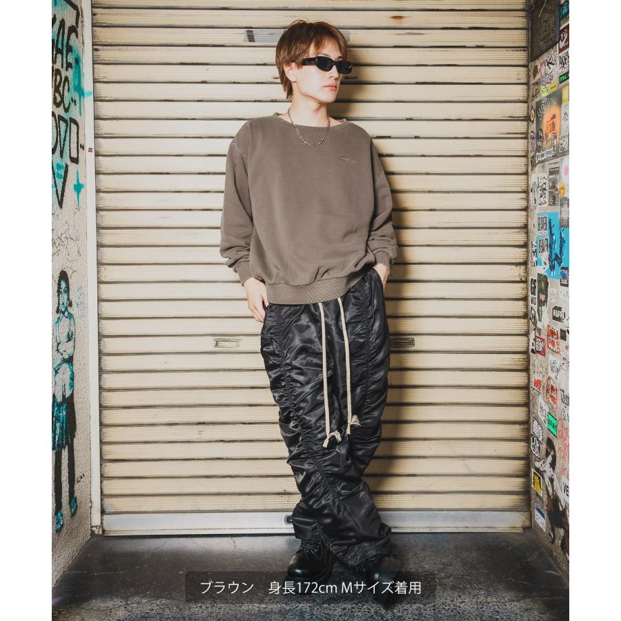 トレーナー メンズ SIDEWAY STANCE サイドウェイスタンス スウェット ピグメント プルオーバー ストリート カジュアル 韓国 | improves | 06