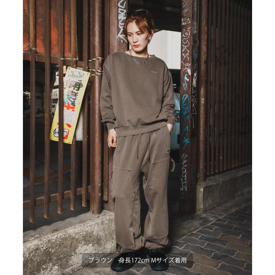 トレーナー メンズ SIDEWAY STANCE サイドウェイスタンス スウェット ピグメント プルオーバー ストリート カジュアル 韓国 | improves | 07