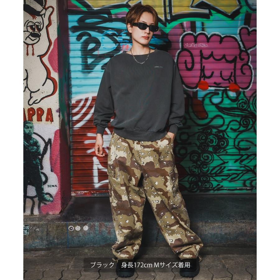 トレーナー メンズ SIDEWAY STANCE サイドウェイスタンス スウェット ピグメント プルオーバー ストリート カジュアル 韓国 | improves | 10