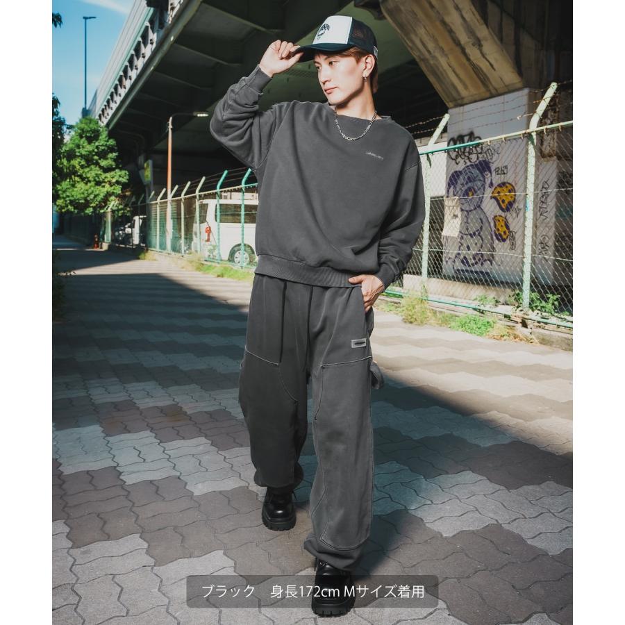 トレーナー メンズ SIDEWAY STANCE サイドウェイスタンス スウェット ピグメント プルオーバー ストリート カジュアル 韓国 | improves | 11