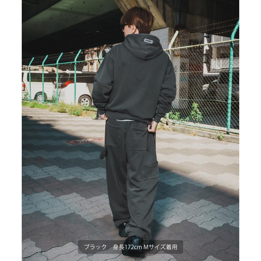 パーカー メンズ SIDEWAY STANCE サイドウェイスタンス スウェット ピグメント プルパーカー ストリート カジュアル 韓国 | improves | 12