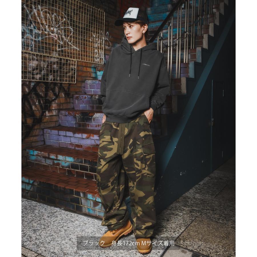 パーカー メンズ SIDEWAY STANCE サイドウェイスタンス スウェット ピグメント プルパーカー ストリート カジュアル 韓国 | improves | 10