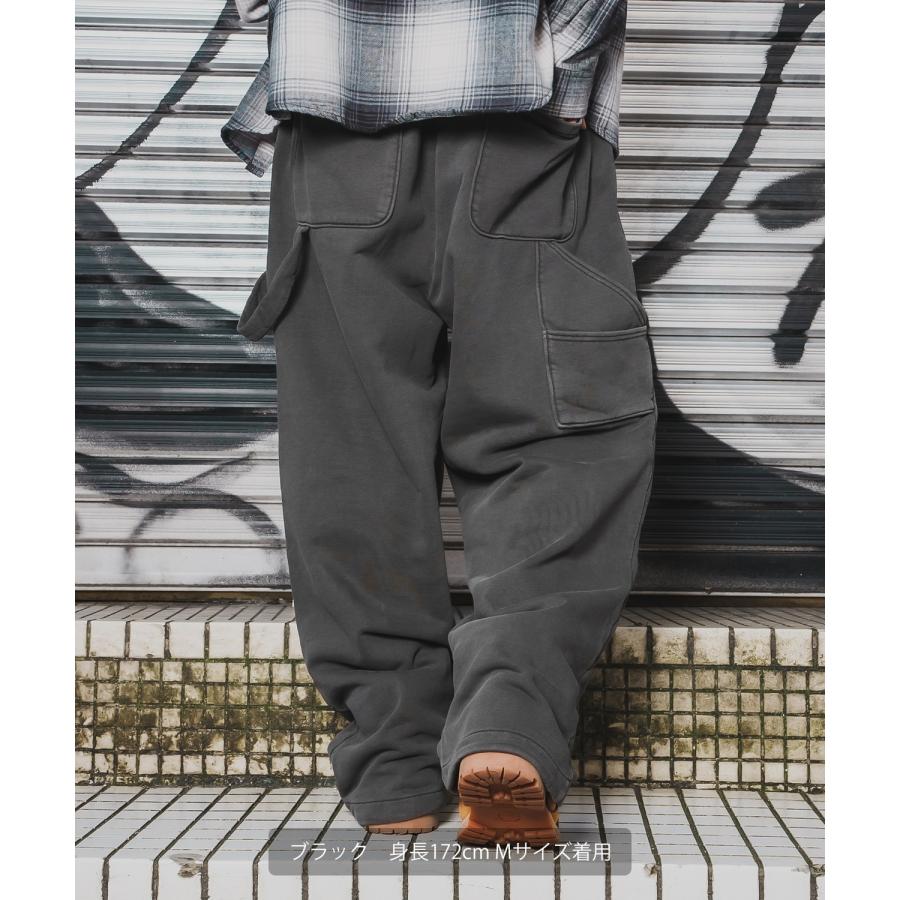 ワイドパンツ メンズ SIDEWAY STANCE サイドウェイスタンス スウェット ピグメント イージーパンツ ペインターパンツ ストリート カジュアル 韓国 | improves | 14