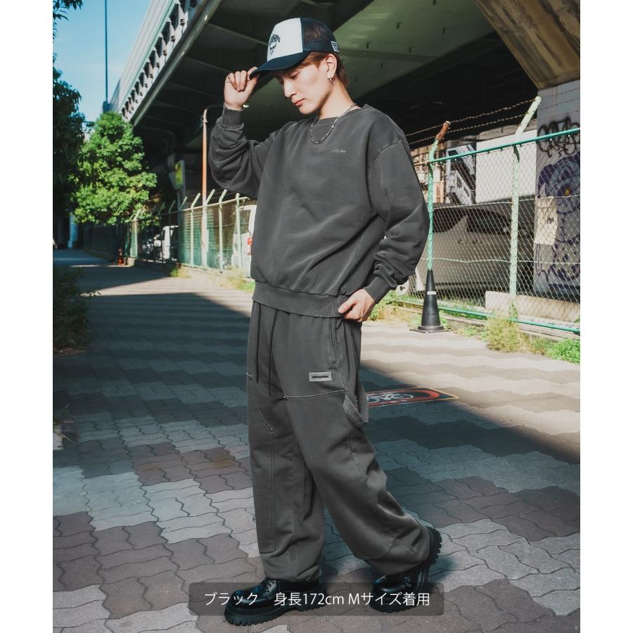 ワイドパンツ メンズ SIDEWAY STANCE サイドウェイスタンス スウェット ピグメント イージーパンツ ペインターパンツ ストリート カジュアル 韓国 | improves | 18