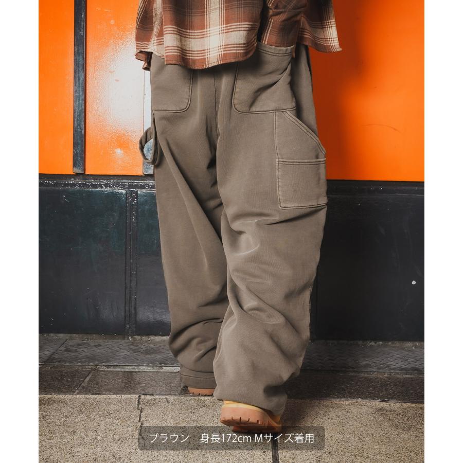 ワイドパンツ メンズ SIDEWAY STANCE サイドウェイスタンス スウェット ピグメント イージーパンツ ペインターパンツ ストリート カジュアル 韓国 | improves | 05