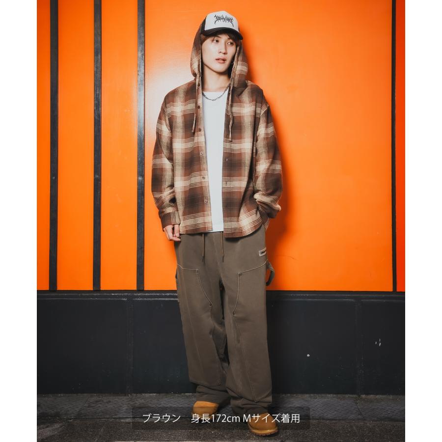 ワイドパンツ メンズ SIDEWAY STANCE サイドウェイスタンス スウェット ピグメント イージーパンツ ペインターパンツ ストリート カジュアル 韓国 | improves | 06