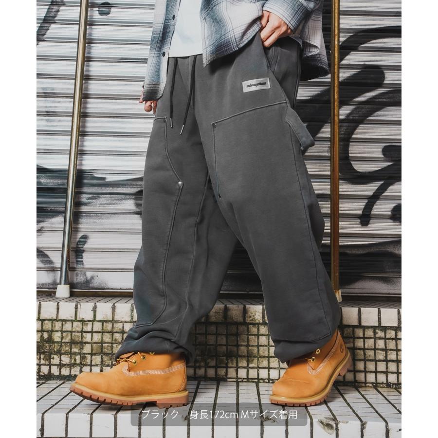 ワイドパンツ メンズ SIDEWAY STANCE サイドウェイスタンス スウェット ピグメント イージーパンツ ペインターパンツ ストリート カジュアル 韓国 | improves | 11