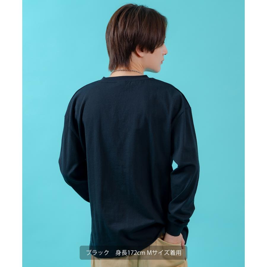 長袖Tシャツ メンズ SIDEWAY STANCE サイドウェイスタンス 猫刺しゅう ワンポイント ポケT ストリート スケーター ホワイト ブラック | improves | 05