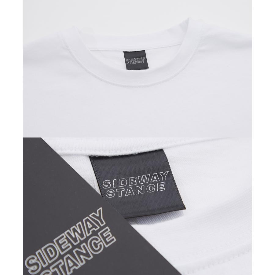長袖Tシャツ メンズ SIDEWAY STANCE サイドウェイスタンス 猫刺しゅう ワンポイント ポケT ストリート スケーター ホワイト ブラック | improves | 11