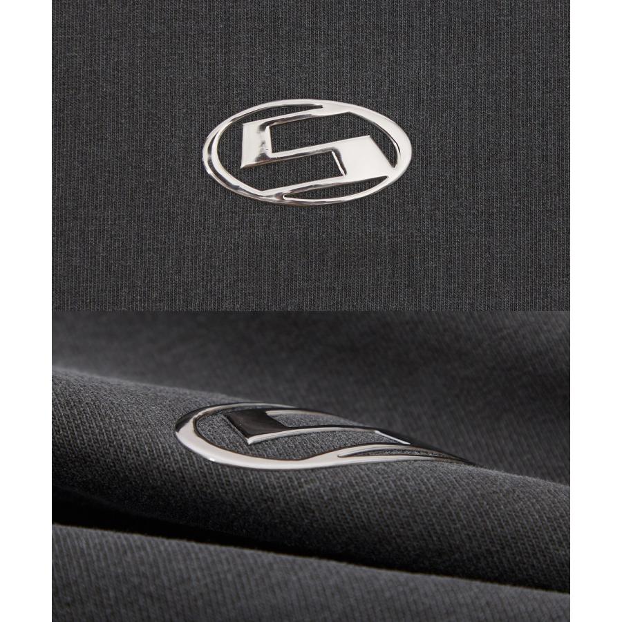 長袖Tシャツ メンズ SIDEWAY STANCE ピグメント メタリックプリント ロンT ストリート スケーター 古着MIX ブラウン ブラック | improves | 14