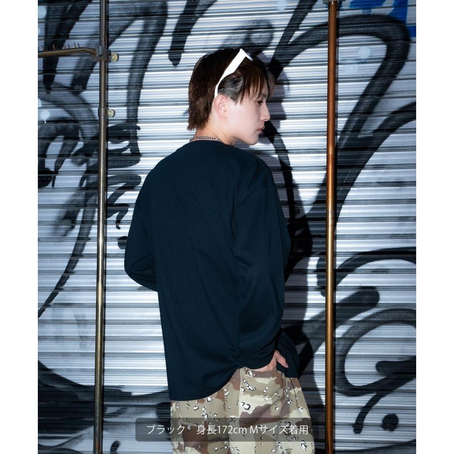 長袖Tシャツ メンズ SIDEWAY STANCE サイドウェイスタンス オリジナルプリント グラフィック ロンT カットソー アメカジ カジュアル Y2K ストリート 90s 韓国 | improves | 05