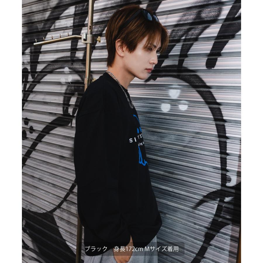 長袖Tシャツ メンズ SIDEWAY STANCE サイドウェイスタンス フロントプリント おばけイラスト カットソー 大きめ アメカジ カジュアル ストリート | improves | 16