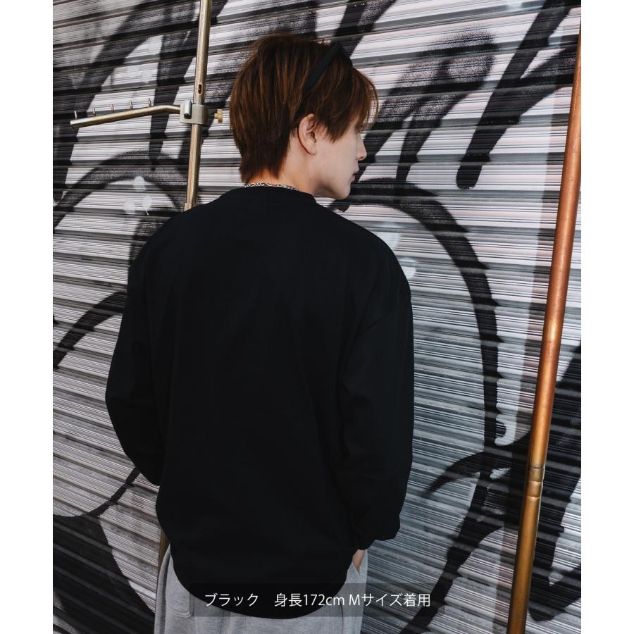 長袖Tシャツ メンズ SIDEWAY STANCE サイドウェイスタンス フロントプリント おばけイラスト カットソー 大きめ アメカジ カジュアル ストリート | improves | 17