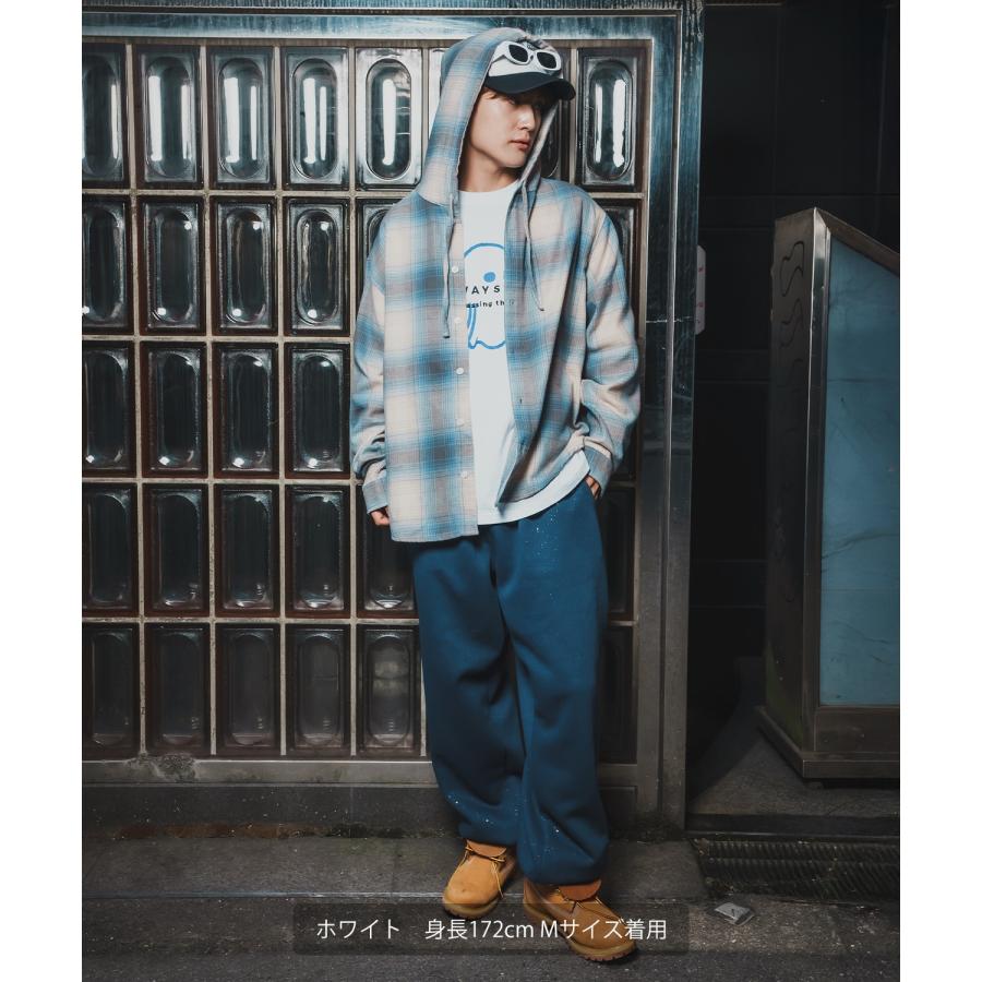 長袖Tシャツ メンズ SIDEWAY STANCE サイドウェイスタンス フロントプリント おばけイラスト カットソー 大きめ アメカジ カジュアル ストリート | improves | 08