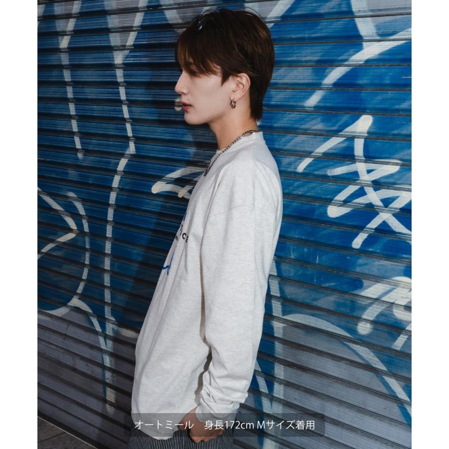 長袖Tシャツ メンズ SIDEWAY STANCE サイドウェイスタンス フロントプリント おばけイラスト カットソー 大きめ アメカジ カジュアル ストリート | improves | 11