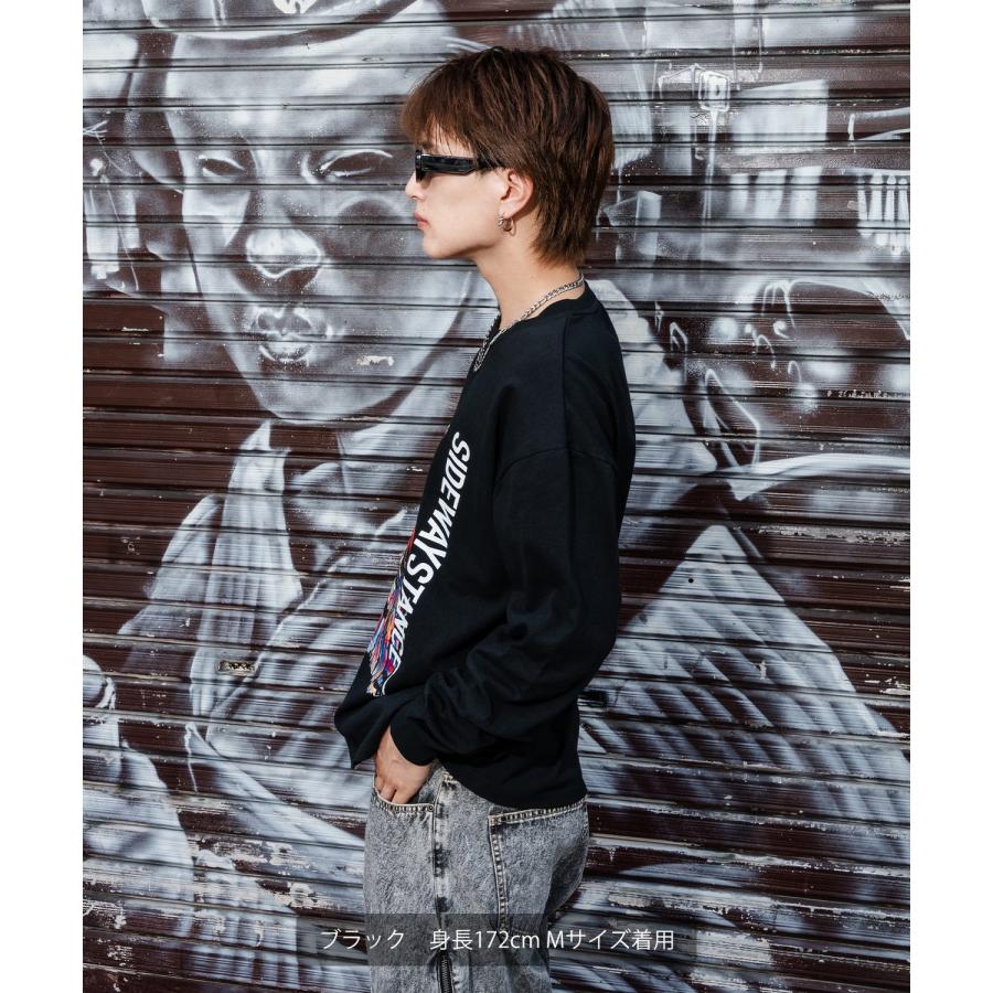 Tシャツ メンズ SIDEWAY STANCE サイドウェイスタンス クレヨン アーティスト レトロ プリント カットソー アメカジ カジュアル Y2K ストリート 古着 韓国 | improves | 12