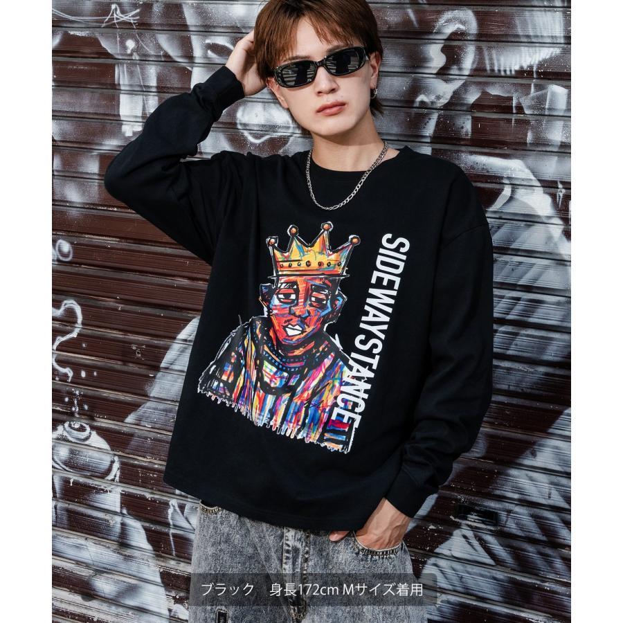 Tシャツ メンズ SIDEWAY STANCE サイドウェイスタンス クレヨン アーティスト レトロ プリント カットソー アメカジ カジュアル Y2K ストリート 古着 韓国 | improves | 09