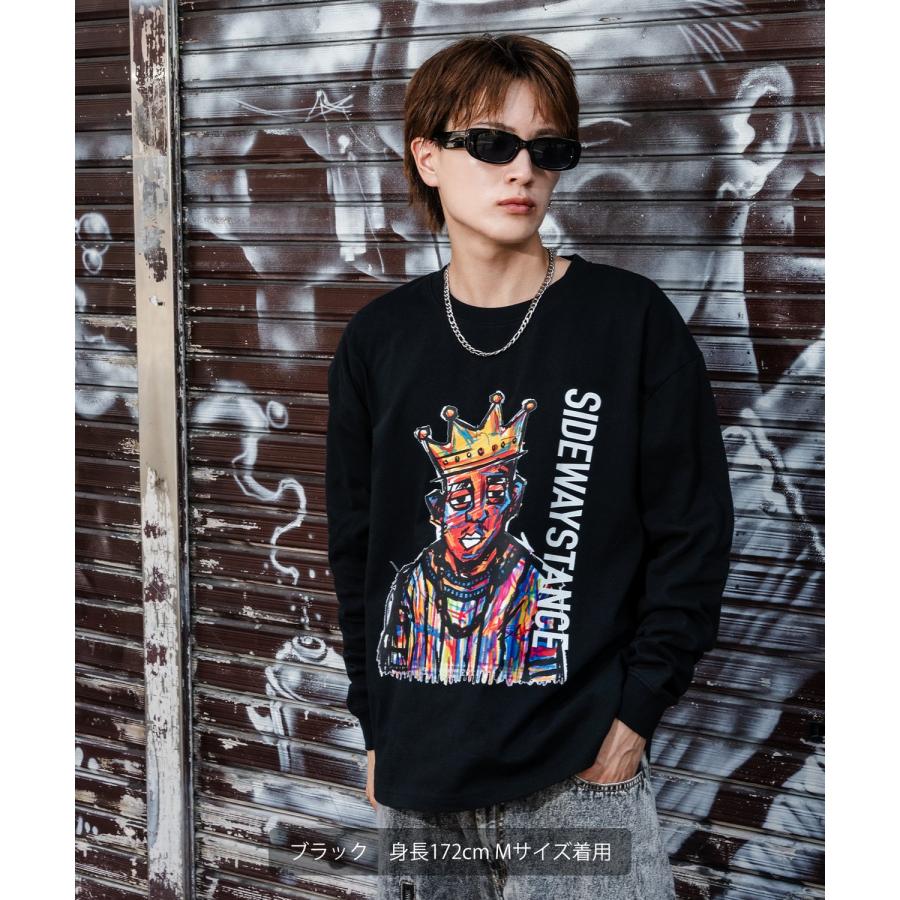 Tシャツ メンズ SIDEWAY STANCE サイドウェイスタンス クレヨン アーティスト レトロ プリント カットソー アメカジ カジュアル Y2K ストリート 古着 韓国 | improves | 10