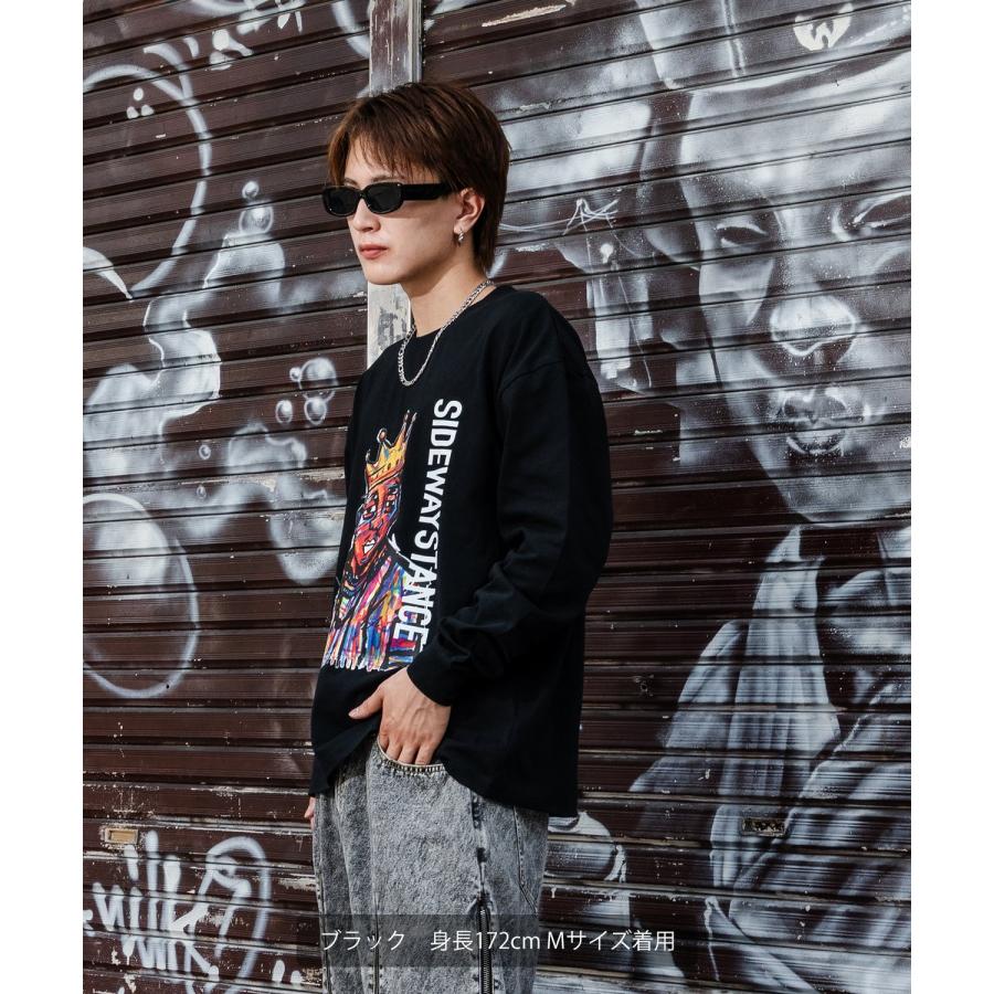 Tシャツ メンズ SIDEWAY STANCE サイドウェイスタンス クレヨン アーティスト レトロ プリント カットソー アメカジ カジュアル Y2K ストリート 古着 韓国 | improves | 11