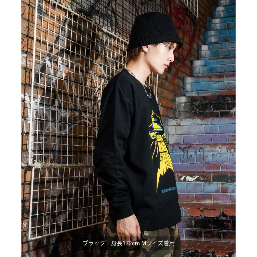 カットソー メンズ SIDEWAY STANCE サイドウェイスタンス ロンT 長袖 Tシャツ UFO プリント アメカジ カジュアル Y2K ストリート 90s レトロ 韓国 | improves | 04