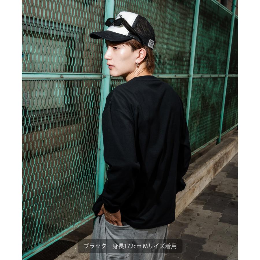 カットソー メンズ SIDEWAY STANCE サイドウェイスタンス ロンT 長袖 Tシャツ バンダナ 星条旗 アメカジ カジュアル Y2K ストリート 90s レトロ 韓国 | improves | 05