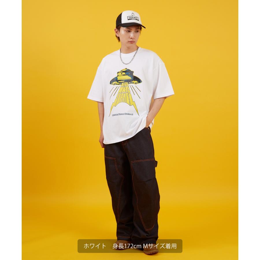 カットソー メンズ SIDEWAY STANCE サイドウェイスタンス 半袖 Tシャツ  UFO プリント アメカジ カジュアル Y2K ストリート 90s レトロ 韓国 | improves | 13
